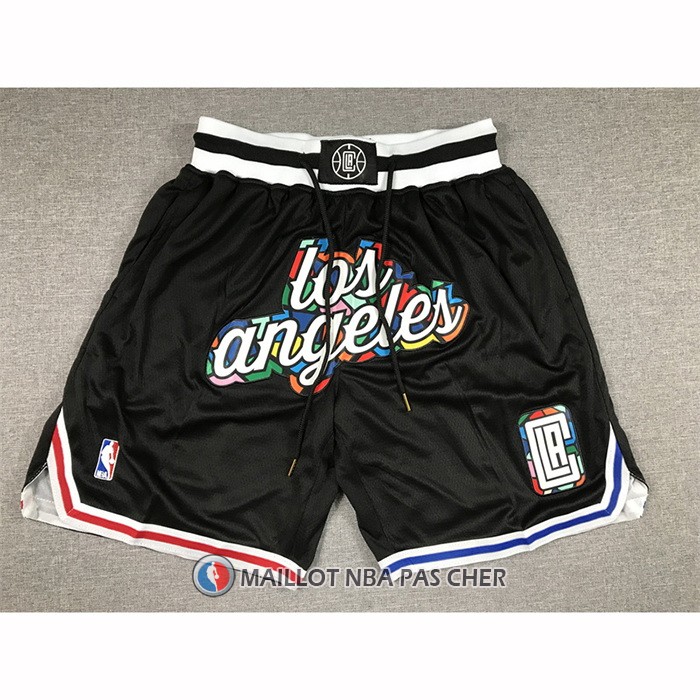 Short Los Angeles Clippers Ville Just Don 2022-23 Noir
